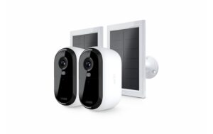 Arlo VMK3250: IP Kamera mit Solar 2er Pack Arlo Essential2 + Solar 2K-Kamera weiss