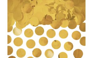 Partydeco Konfetti Kreise gold, 15g