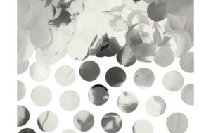 Partydeco Konfetti Kreise silber, 15g