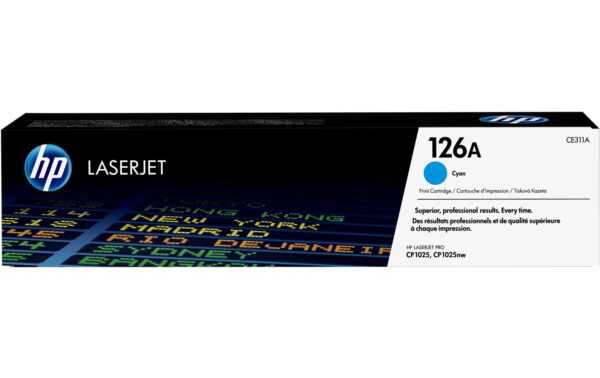 166560 - Mediatech HP Toner 126A - Cyan (CE311A) Seitenkapazität ~ 1'000 Seiten