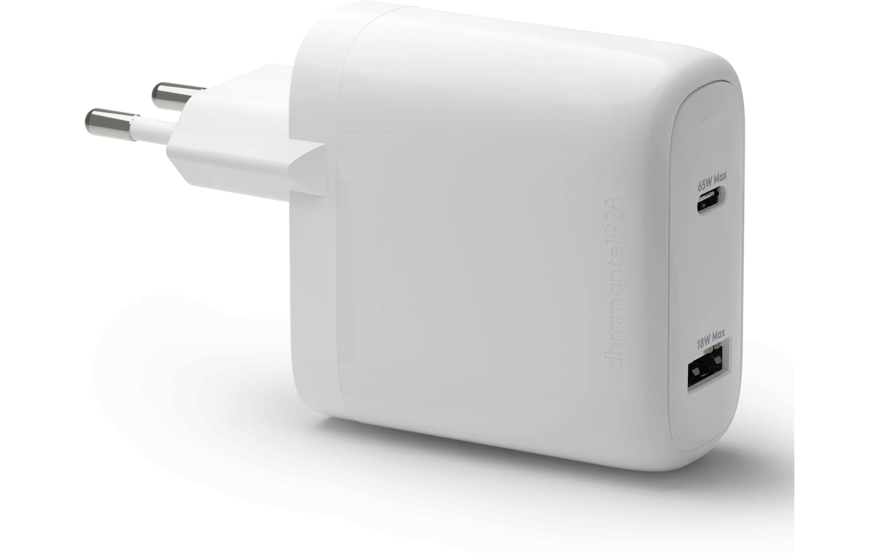 DBR Wall Charger USB-C 65W+18W White