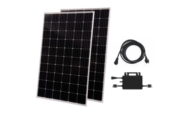 Technaxx Solar Balkonkraftwerk 600W TX-265 HMS-800W, für 2x 325 W Modul Monokristallin