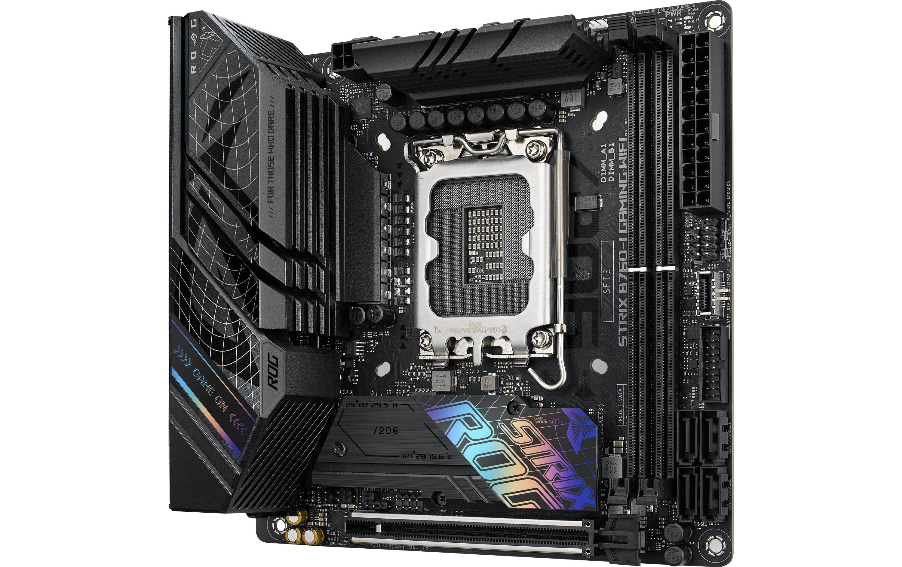 1668004_5 - Mediatech ASUS ROG STRIX B760-I GAMING WIFI, miniITX LGA1700, 2x DDR5, PCI-E 5.0, HDMI, DP