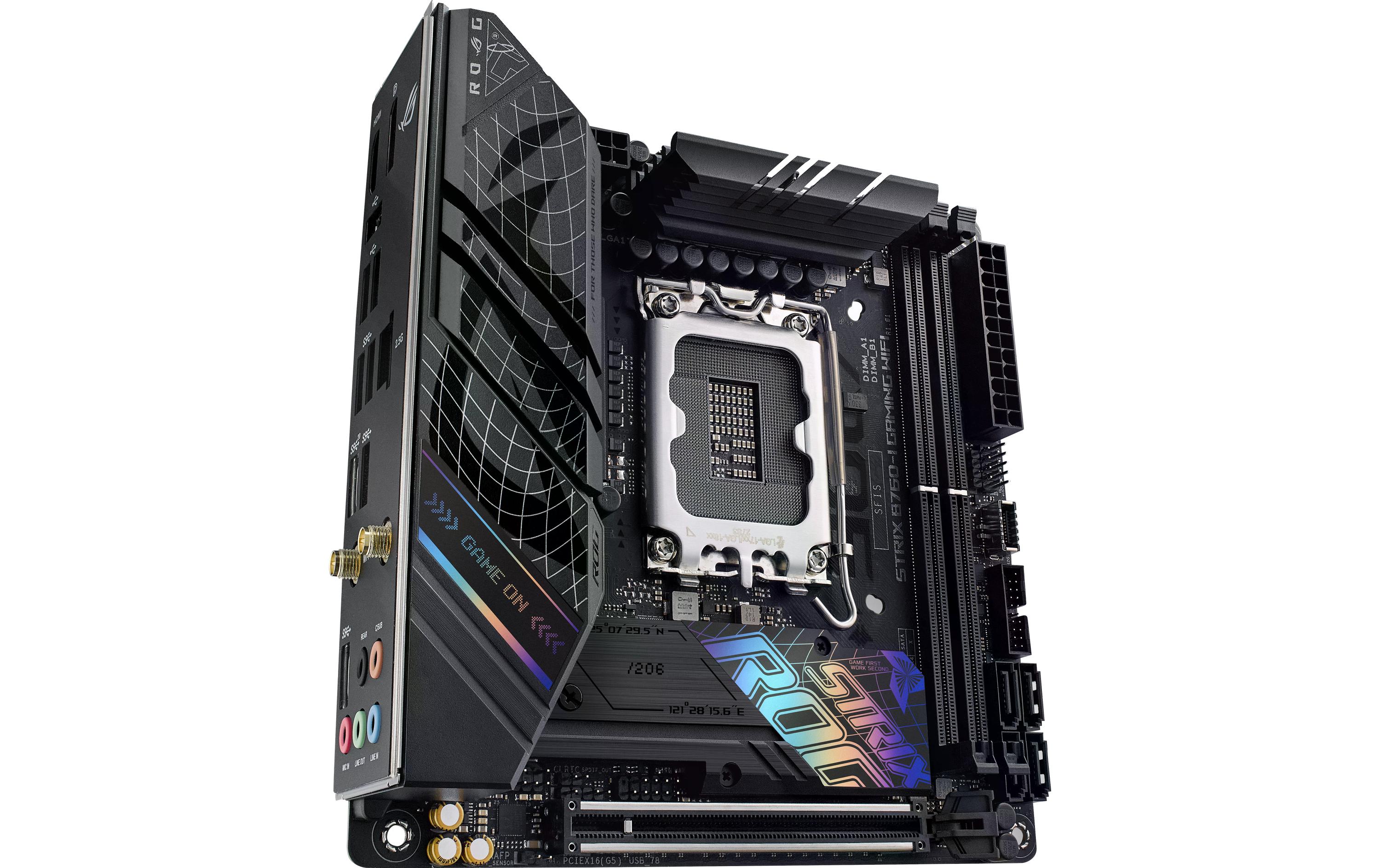 1668004_6 - Mediatech ASUS ROG STRIX B760-I GAMING WIFI, miniITX LGA1700, 2x DDR5, PCI-E 5.0, HDMI, DP