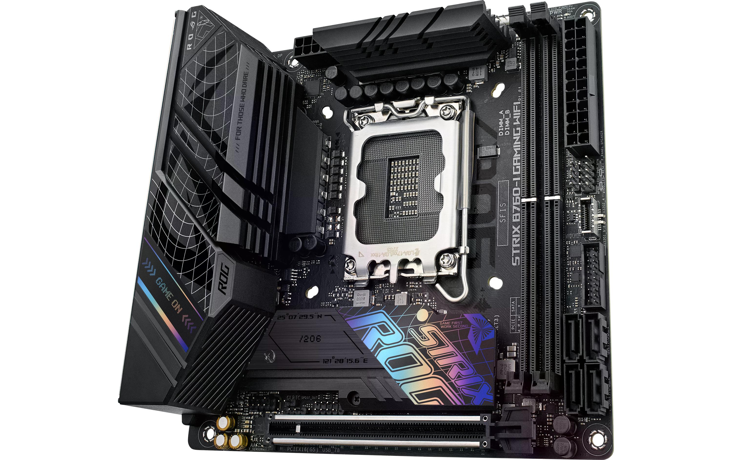 1668004_7 - Mediatech ASUS ROG STRIX B760-I GAMING WIFI, miniITX LGA1700, 2x DDR5, PCI-E 5.0, HDMI, DP
