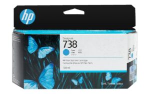 HP Inc. HP Tinte Nr. 738 - Cyan (498N5A) DesignJet T850, T950, 130ml kaufen | Mediatech.ch