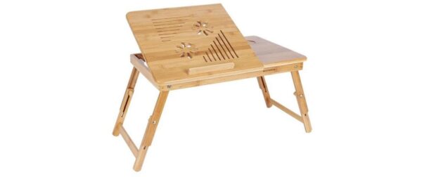 1668505 - Mediatech Songmics Laptopständer, Bambus, verstellbar 55 x (21-29) x 35 cm (BxHxT) kaufen Schweiz | Mediatech.ch