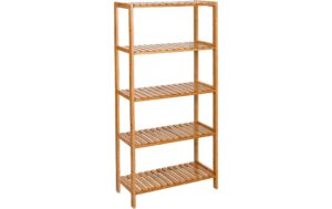 Songmics Regal aus Bambus 60x130x26 cm (BxHxT), höhenverstellbar kaufen Schweiz | Mediatech.ch