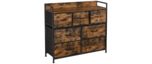 Songmics Kommode Industir, 7Stoffschubladen 98x28.5x85 cm (LxBxH), Traglast versch. kaufen Schweiz | Mediatech.ch