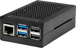 1669132 - Mediatech jOY-it Aluminiumgehäuse für Raspberry Pi 5 für Pi 5, schwarz, aktiv Lüfter kaufen Schweiz | Mediatech.ch