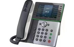 Poly Edge E550 IP-Telefon 5 IPS-LCD,USB-C,2xRJ-45,RJ-9,NFC,BT,WLAN