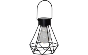 EGLO LED Solarlaterne schwarz LED (Solar) 5x0,03W Warmweiss ein/aus