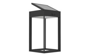 EGLO LED Solarwandleuchte SUZZARA schwarz LED (Solar) 6W Neutralweiss Sensor