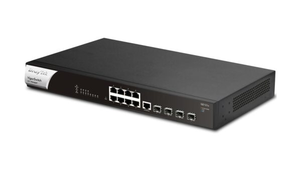 Draytek VigorSwitch Q2121x: 12 Port 8x2.5GE, 4x SFP+, lüfterlos