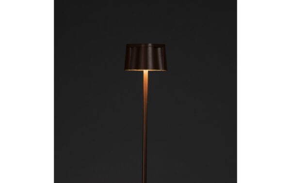 Konstsmide USB-Stehleuchte Nice Rostfarben LED ww 2700/3000K, Akku, Dimmbar / IP54