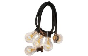 Konstsmide SOLAR-Lichterkette klar 10x LED bernsteinfarbe, inkl. Fernbedienung