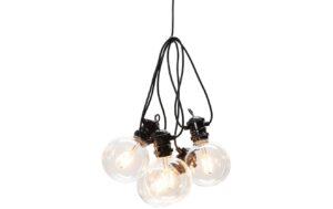 Konstsmide Lichterkette Globe Change klar 10x LED bernstein, inkl. Netzstecker IP55