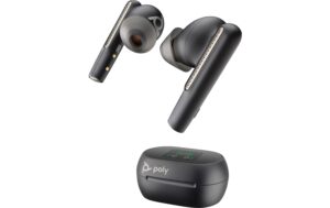Poly Voyager Free 60+,MS,USB-C,Black Touchscreen Charge Case