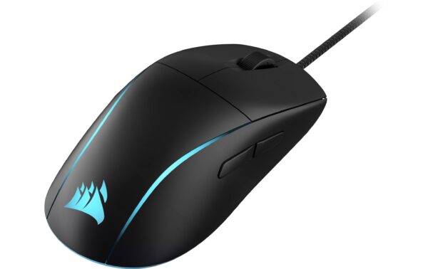 Corsair M75 Lightweight Black Gaming Maus wired, 26000 dpi, 74g