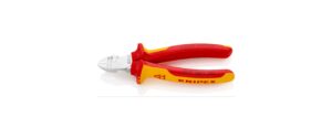 1673835 - Mediatech Knipex Abisolier-Seitenschneider 160 mm isoliert, Abisolierstellen: 1,5 + 2,5 mm²