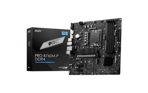 MSI PRO B760M-P DDR4, LGA1700, mATX Intel B760, 4x DDR4, PCI-E 4.0, HDMI,DP,VGA