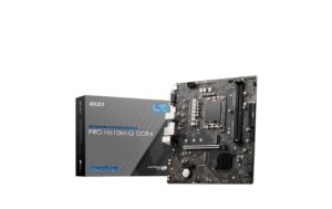 1673918 - Mediatech MSI PRO H610M-G DDR4, LGA1700, mATX Intel H610, 2x DDR4, PCI-E 4.0, HDMI,DP,VGA