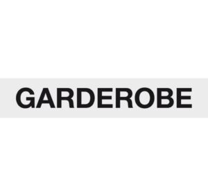 Schild Garderobe Bätschmann