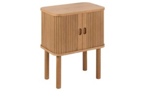 AC Design Beistelltisch Langley Eiche, 45x30x60 cm, Braun
