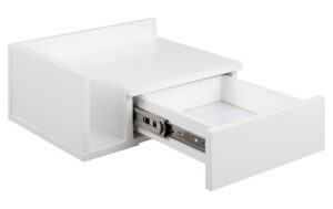 AC Design, Beistelltisch Ashlan 40 cm x 16.5 c MDF, 40x32x16, 5 cm, Weiss