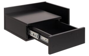 AC Design, Beistelltisch Ashlan 40 cm x 16.5 c MDF, 40x32x16, 5 cm, Schwarz