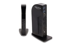 Delock USB-C Triple Display Dockingstation DL 4K / USB Hub / LAN / SD / Audio/ 96W