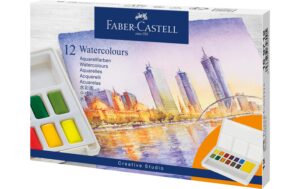 Faber Castell Aquarellfarben Näpfchen 12er Etui