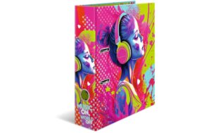 Herma Motivordner 7 cm Music Girl Format A4, Hebelmechanik, Griffloch