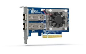 QNAP 25Gbe Erweiterungskarte, PCIe Gen4 x8 Dual-port SFP28 25GbE, low-profile kaufen Schweiz | Mediatech.ch