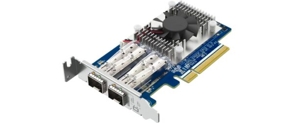 QNAP 25Gbe Erweiterungskarte, PCIe Gen4 x8 Dual-port SFP28 25GbE, low-profile