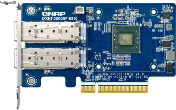 QNAP 25Gbe Erweiterungskarte, PCIe Gen4 x8 Dual-port SFP28 25GbE, low-profile