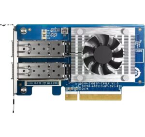 QNAP 25Gbe Erweiterungskarte, PCIe Gen4 x8 Dual-port SFP28 25GbE, low-profile