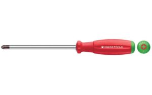 PB Schraubenzieher SwissGrip PB 8192-1-80 Kreuz Pozidriv, Klingenlänge 80mm