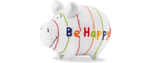 Sparschwein Be Happy 12.5x9x9cm