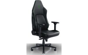 Razer Iskur V2 - black/green Kunstleder