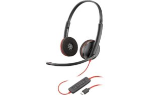 1680489 - Mediatech Poly Blackwire 3220 Stereo,USB-C/A Bulk