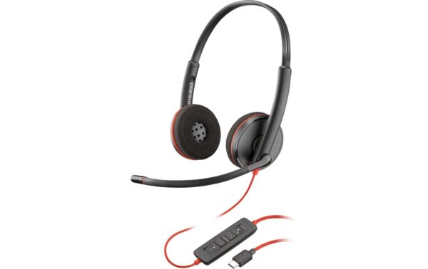 1680489 - Mediatech Poly Blackwire 3220 Stereo,USB-C/A Bulk