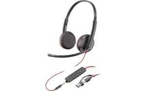 Poly Blackwire 3225 Stereo,3.5mm+USB-C/A Bulk