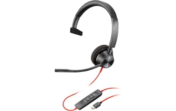 1680494 - Mediatech Poly Blackwire 3310 Mono,MS,USB-C/A