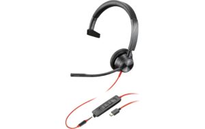 Poly Blackwire 3315 Mono, UC, 3.5mm+USB-C/A