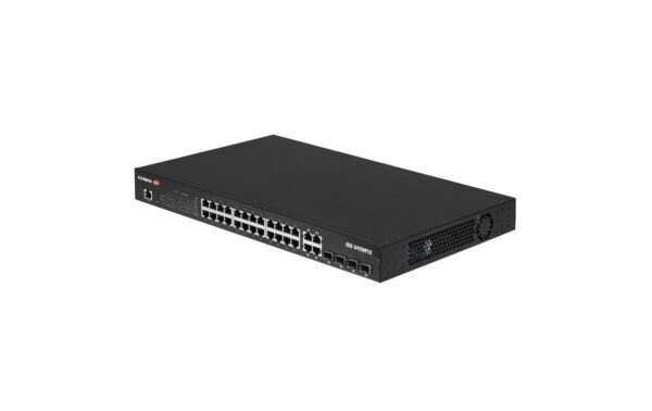 Edimax IGS-5428PLC: Industrie Swiitch Surveillance VLAN, 28xGE PoE+, 4xSFP/LAN kaufen Schweiz | Mediatech.ch