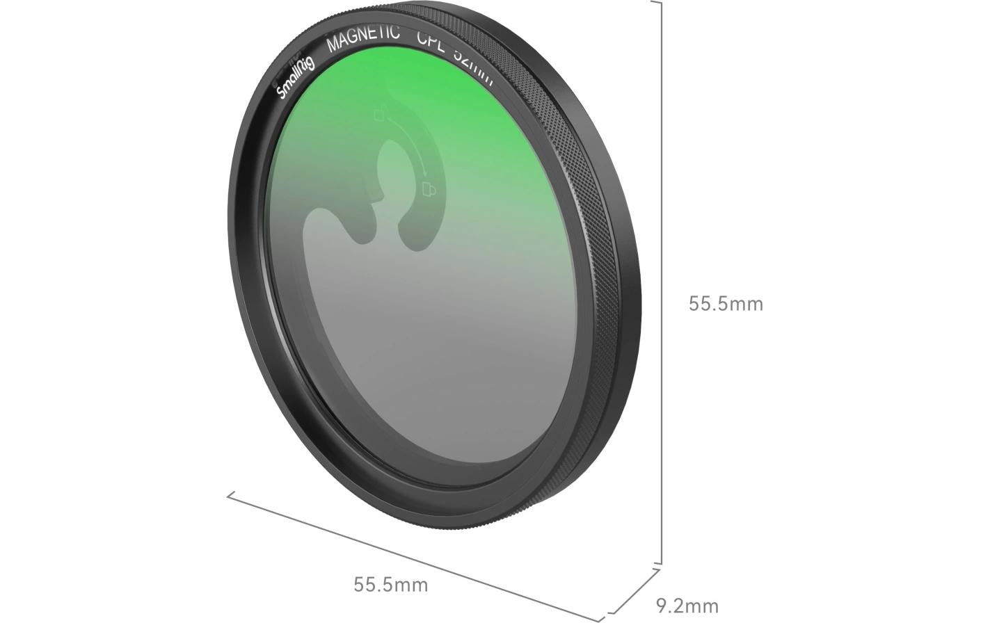 1681452_1 - Mediatech SmallRig MagEase Magnetic CPL Filter Kit with Filter Adapter (52mm)