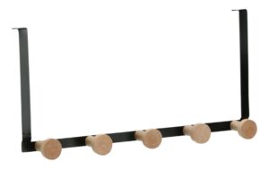 Zeller Present Türhakenleiste Metall, Grösse: 37.5x9x18 cm, Schwarz