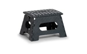 Zeller Present Klapphocker Anthrazit Kunststoff, 35x28x22 cm