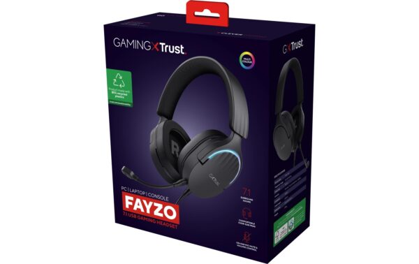 1681533_6 - Mediatech Trust GXT490 FAYZO Gaming Headset schwarz black